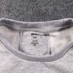 Santini Decathlon Sweatshirt Mens XXL Gray Striped Crewneck Cycling WORLD
