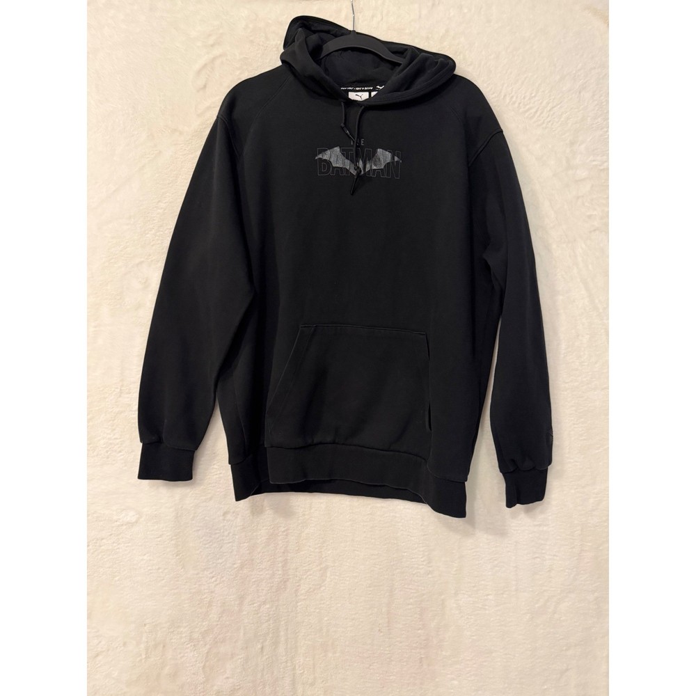 PUMA x The Batman Hoodie Mens XL Black DC Comics Graphic Sweatshirt 534724-01