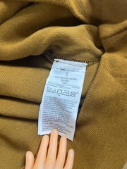 Yeezy GAP Balenciaga Hoodie Brown Double Layered Size S Oversized Pullover