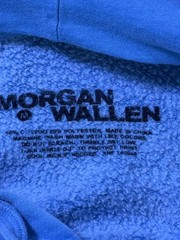 Official Morgan Wallen One Thing At A Time Blue Tracklist Hoodie Sweatshirt M