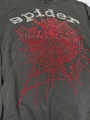 *BRAND NEW* Spider Worldwide Rhinestone Black Hoodie – Ready To Ship (Size S)