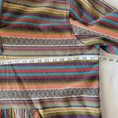 The Territory Ahead Men’s XXL Cotton Striped Pullover Hoodie Aztec Multicolor