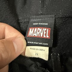 Vintage Marvel Mad Engine Comics Superhero Marvel Zombies Hoodie Zip Up Size 2XL