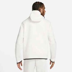 Nike Tech Fleece Windrunner Hoodie Phantom White Black CU4489-030 2XL-TALL 2XLT