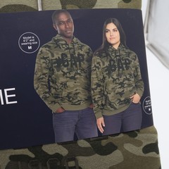 GAP Hoodie Unisex XL Olive Camo Embroidered Logo Fleece NEW