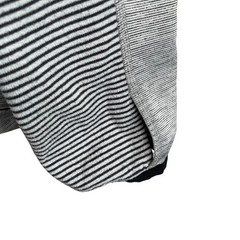 Oakley Lighweight Pullover Hoodie Mens XL Gray Striped Stretch Polyester Gym