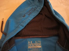 XLT Under Armour Full Zip Front Hoodie Dark Teal