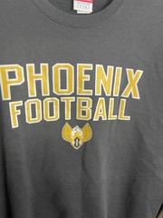 Vintage Phoenix Football Sweatshirt Mens L Black University Green Bay Sweater