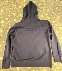 Hurley Pullover Hoodie Sweatshirt Mens L Black Drawstring Graphic Logo Pockets