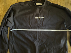 Essentials Fear of God Relaxed Crew Neck (Iron/Dark, Medium)
