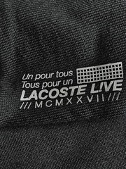 Lacoste LIVE Hoodie Black XXS Full Zip Cotton Sweatshirt Pockets Logo