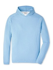 Peter Millar Men’s Pine Sugar Stripe Performance Hoodie Blue Etide XL NWT $150