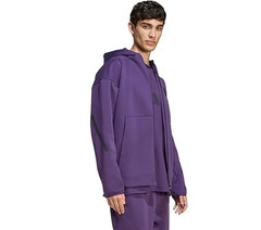 adidas Mens Z.N.E. Full Zip Hoodie Aurora Plum / Purple Size: MT NWT