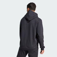 Aadidas men Essentials Fleece Hoodie Cozy Black Men’s Size X-Large New