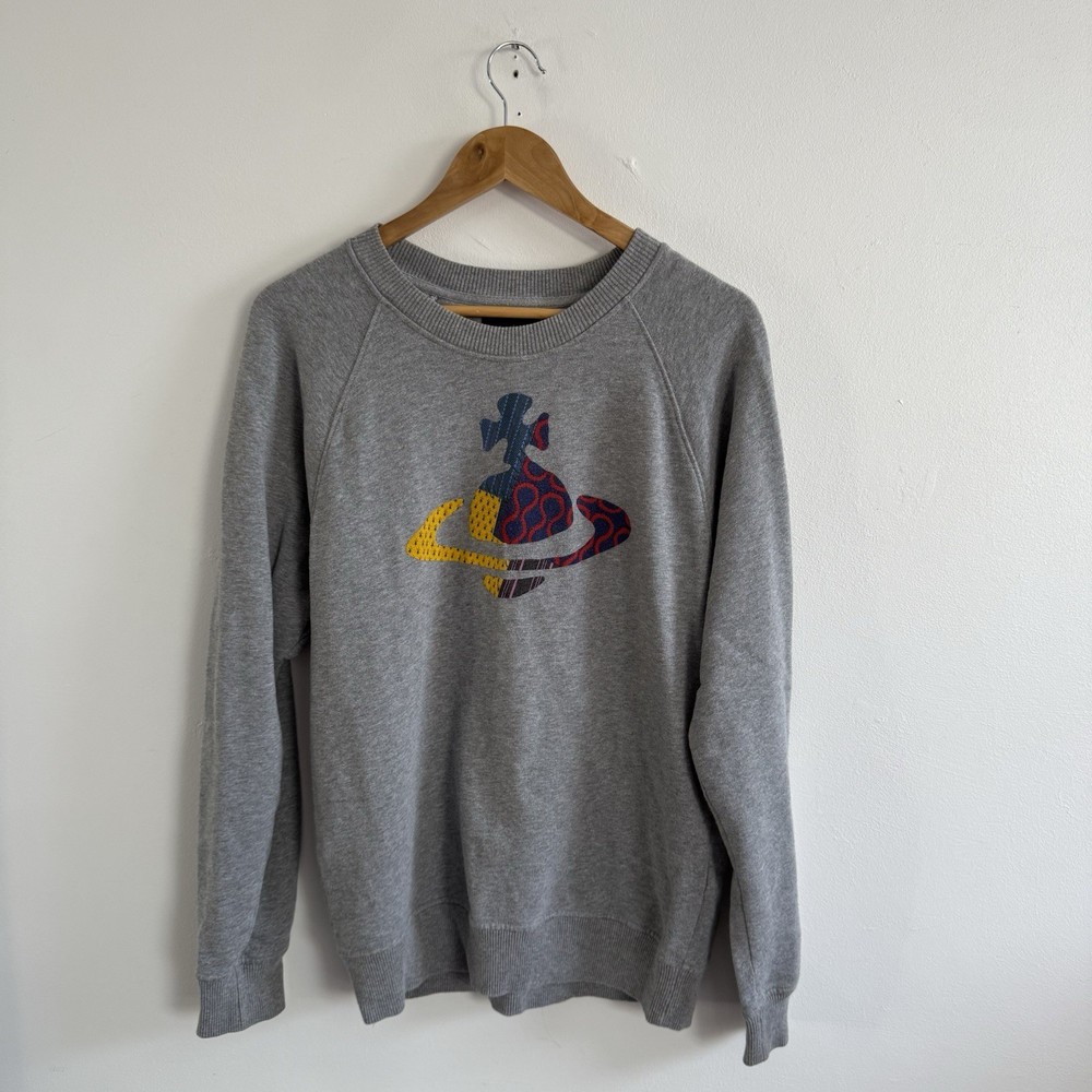 Vivienne Westwood Classic Sweatshirt XS Grey Anglomania Heritage Orb Jumper