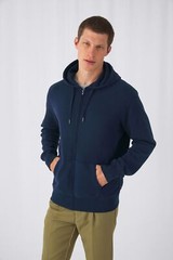 B&C Collection King Zipped Hoodie WU03K – Men’s Modern Style Sweatshirt