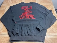 Quicksilver X Netflix Stranger Things Sweater Adult XL Black Red