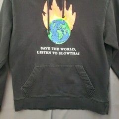 Slowthai Hoodie UK Grime Mens Black Large Sweatshirt Long Sleeve Official Merch