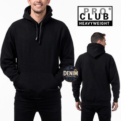 1 NEW PRO CLUB HEAVY WEIGHT PULLOVER HOODIE SWEATSHIRTS HOODED HOODY SIZE S-7XL