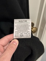 Fear of God Essentials Stretch Limo Black Mens Hoodie size M
