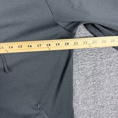 Barbell Apparel Hoodie Men Medium Gray Pullover Zip Pockets Athletic Workout Gym