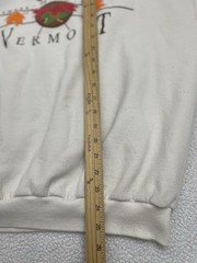 vintage vermont Sweatshirt Fall Foillage Theme Jerzees Adult XL B47