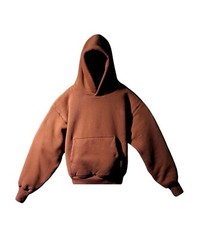 Yeezy X GAP Engineered by Balenciaga Double Layer Hoodie Mocha Brown Size XS