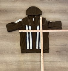 2016 Assassins Creed Hoodie Mens M Brown Ubisoft Full Zip Video Game Gaming