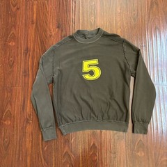 Vtg Dries Van Noten Sweatshirt Size M Brown Crewneck Designer