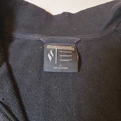 Skechers Mens XL Black Zip Jacket Hoodless Hoodie Cotton Blend Logo Athleisure