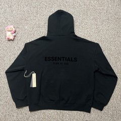 Essentials black stretch limo hoodie Size L BRAND NEW 100% authentic