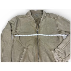 Lucky Brand olive green Full Zip Sweatshirt Mens S Olive Green Soft Knit Jacket