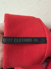 G-Unit Clothing (50 Cent) Men’s Red Zip Up Graphic Print Hoodie, XL