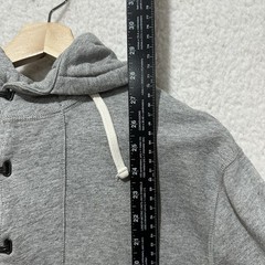 J.Crew Outerwear Fleece Hoodie Gray Deck Hook Heavyweight Sweater Size Large