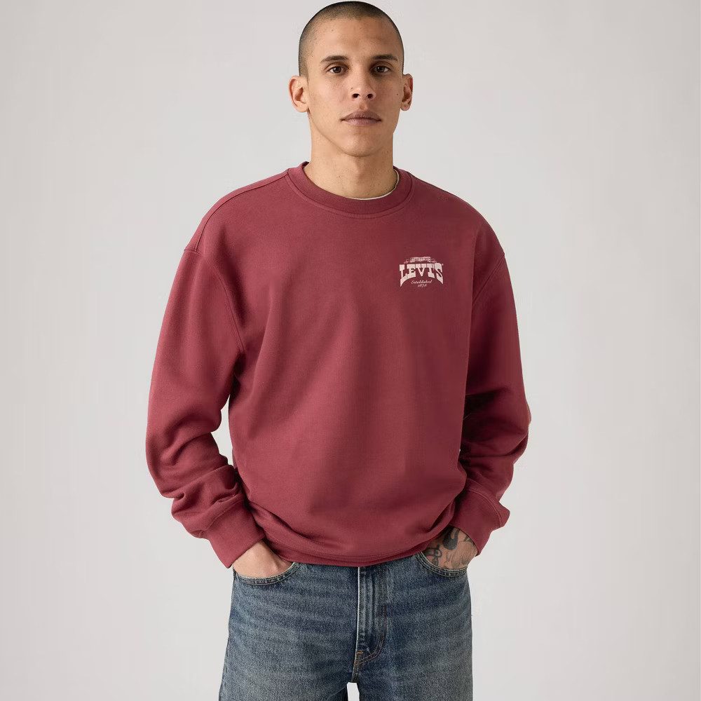 Levi Men Relaxed Fit Crewneck Sweatshirt