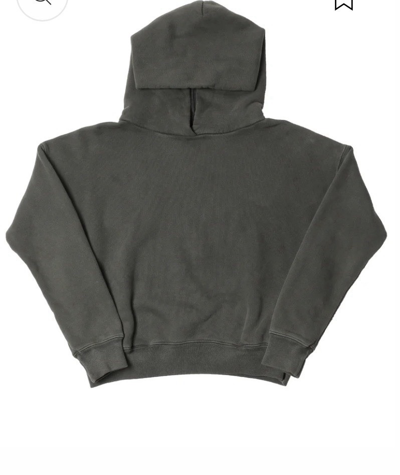 Yeezy Season 6 Hoodie Grey Oversized Rare Sz Xs Pullover Pockets