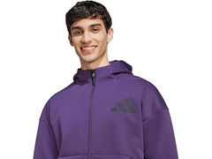 adidas Mens Z.N.E. Full Zip Hoodie Aurora Plum / Purple Size: MT NWT