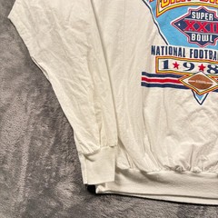 Vintage 1987 San Diego Toreros Sweatshirt Mens XL White Football Super Bowl XXII