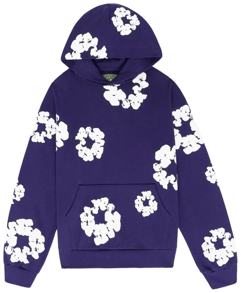 Denim Tears The Cotton Wreath Sweatshirt Hoodie Black Size S-XXL