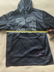 Men’s Nike Air Jordan Dominate Graphic 23 Elephant Hoodie. Size Large.