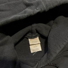 Lot 5 Vintage Sweatshirts Zip Up Hoodie Blank Black M-XL Faded 90s 00s Y2K USA