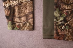Under Armour Men’s LARGE 1/4 Zip Pullover Scent Control Camo Hunting Mossy Oak