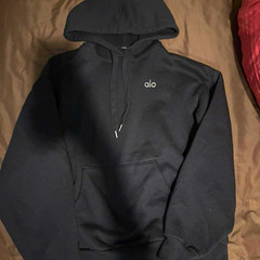 Black designer hoodie