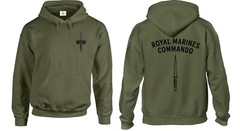 Army Combat Military Royal Marines Commando Marine Sweatshirt Hoodie Hooded