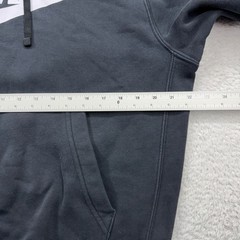 Nike Sportswear Club Fleece Hoodie Black White Futura Logo Mens M BV2973-010