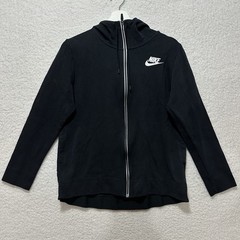 NIKE FULL ZIP HOODIE SWEATSHIRT JACKET NIKE BAND LOGO MENS SIZE MEDIUM