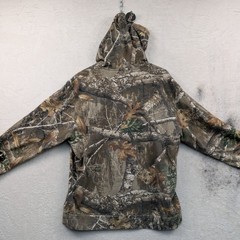 Browning Hoodie Men’s XL Green Brown Camo Realtree Edge Buckmark Hunting Outdoor