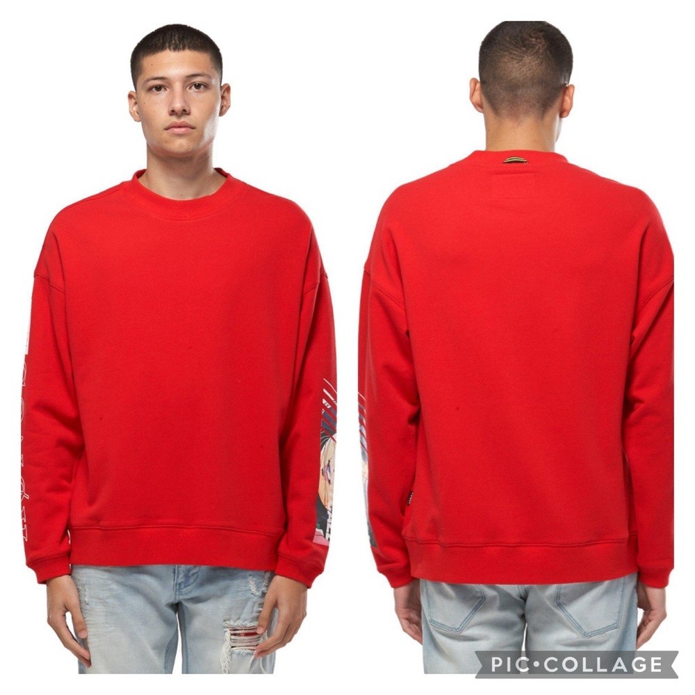 NWOT Konus Red Men’s Oversize Sweatshirt in Red