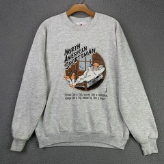Vintage Jerzees Sweatshirt Mens XL North American Sportsman Hunter Made USA 90s