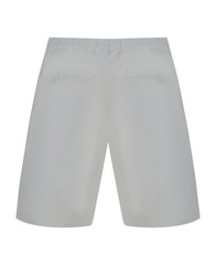 BRUNELLO CUCINELLI MEN’S WHITE TAILORED SHORTS WITH BUTTON DETAIL MSRP $910